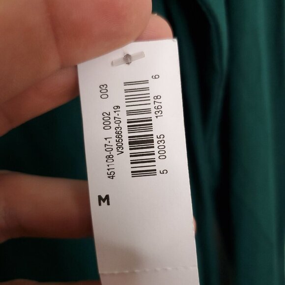 Old Navy Top Womens Medium Green Scoop Neck Basic Casual Stretchy New Tags - Picture 5 of 8